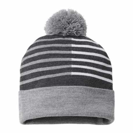 CAP AMERICA RKH12 USA-Made Half Color Beanie