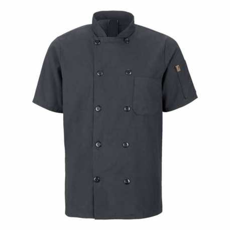 Chef Designs 046X Mimix Short Sleeve Chef Coat with OilBlok