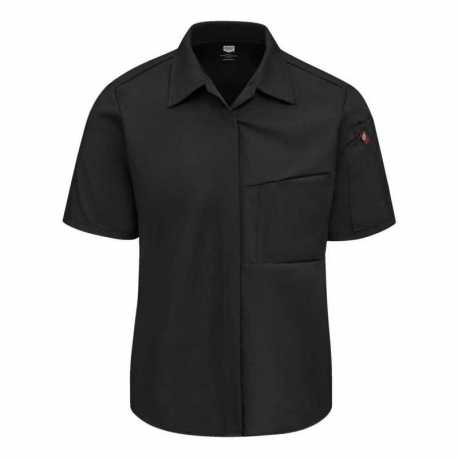 Chef Designs 501W Women's Poplin Airflow Cook Shirt with OilBlok
