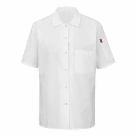 Chef Designs 501X Women's Mimix Short Sleeve Cook Shirt with OilBlok