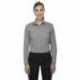 North End 78802 Ladies Melange Performance Shirt