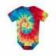 Dyenomite 340MS Infant Spiral Tie-Dyed Onesie