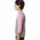 Next Level Apparel 3352 Youth CVC Three-Quarter Sleeve Raglan