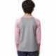 Next Level Apparel 3352 Youth CVC Three-Quarter Sleeve Raglan