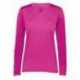 Holloway 222824 Women's Momentum Long Sleeve V-Neck T-Shirt