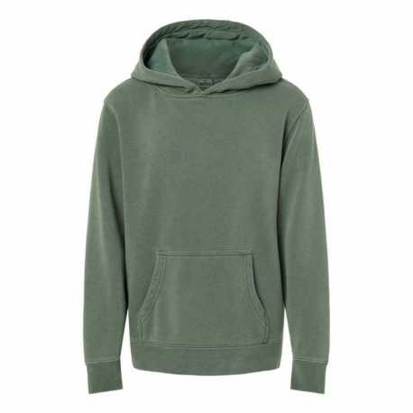 Independent Trading Co. PRM1500Y Youth Midweight Pigment-Dyed Hooded Sweatshirt