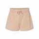Independent Trading Co. PRM20SRT Women's Lightweight California Wave Wash Fleece Shorts