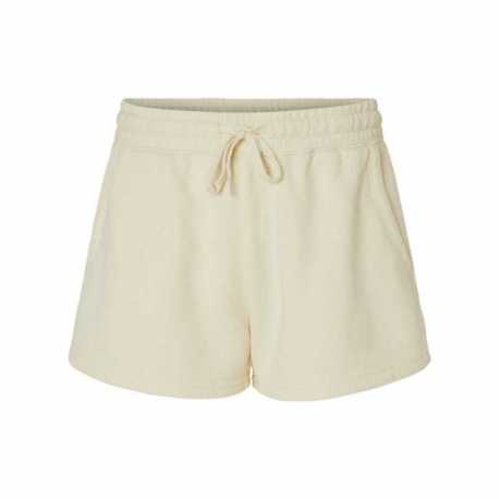 Independent Trading Co. PRM20SRT Women's Lightweight California Wave Wash Fleece Shorts