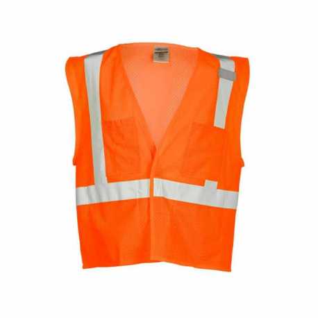 Kishigo 1083-1084 4 Pocket Hook-and-Loop Mesh Vest