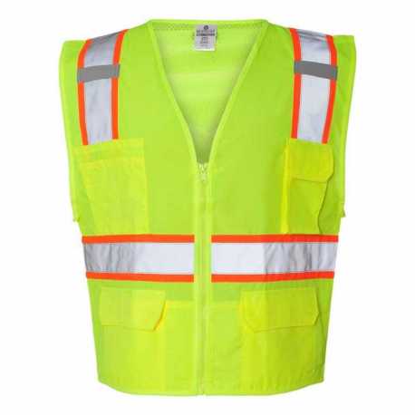 Kishigo 1163-1164 Ultra-Cool Solid Front Vest with Mesh Back