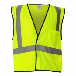 Kishigo 1193-1194 Economy Single Pocket Hook-and-Loop Mesh Vest