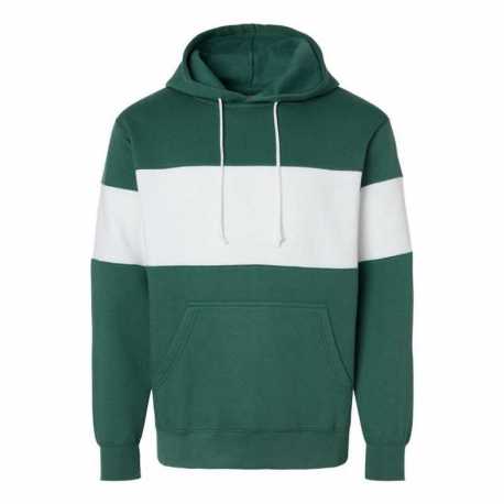 MV Sport 22709 Classic Fleece Colorblocked Hooded Sweatshirt