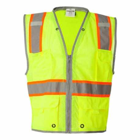 Kishigo 1510-1511 Premium Brilliant Series Heavy-Duty Class 2 Vest