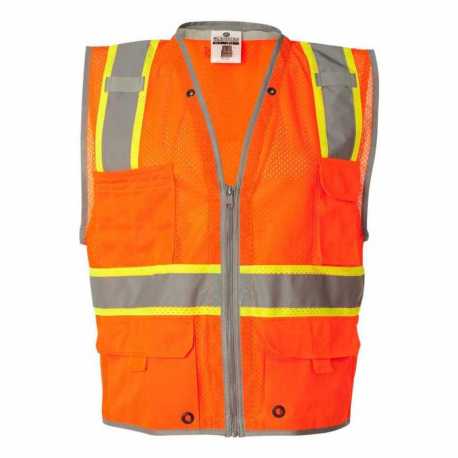 Kishigo 1510-1511 Premium Brilliant Series Heavy-Duty Class 2 Vest