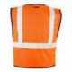 Kishigo 1571-1572 Hook-and-Loop Mesh Vest