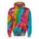 MV Sport 1290 Classic Fleece Tie-Dye Hooded Sweatshirt