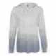 MV Sport W20185 Women's French Terry Ombre Hooded Sweatshirt