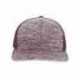 Pacific Headwear 106C Aggressive Heather Trucker Snapback Cap