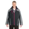 North End NE700 Men's Embark Interactive Colorblock Shell with Reflective Printed Panels