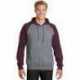 Sport-Tek ST267 Raglan Colorblock Pullover Hooded Sweatshirt