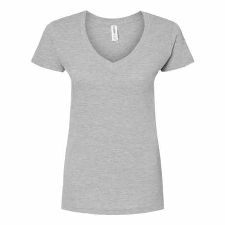 Tultex 214 Women's Fine Jersey V-Neck T-Shirt