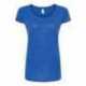 Tultex 243 Women's Poly-Rich Scoop Neck T-Shirt