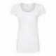 Tultex 243 Women's Poly-Rich Scoop Neck T-Shirt