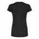 Tultex 244 Women's Poly-Rich V-Neck T-Shirt