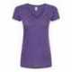 Tultex 244 Women's Poly-Rich V-Neck T-Shirt