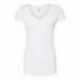 Tultex 244 Women's Poly-Rich V-Neck T-Shirt