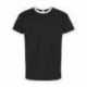 Tultex 246 Fine Jersey Ringer T-Shirt