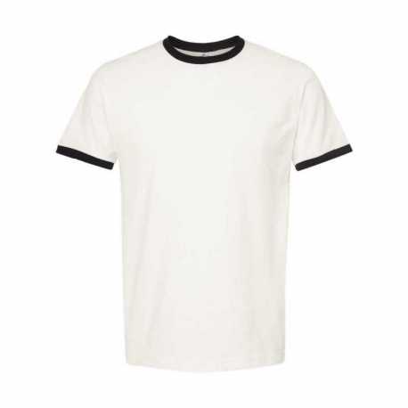 Tultex 246 Fine Jersey Ringer T-Shirt