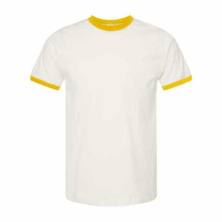 Tultex 246 Fine Jersey Ringer T-Shirt