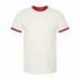 Tultex 246 Fine Jersey Ringer T-Shirt