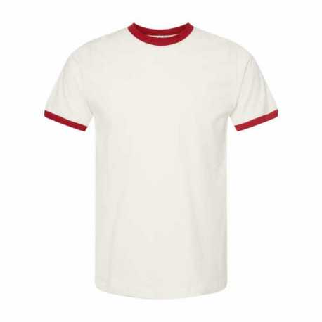 Tultex 246 Fine Jersey Ringer T-Shirt