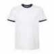Tultex 246 Fine Jersey Ringer T-Shirt