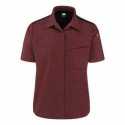 UltraClub 8237 Adult Two-Tone Keyhole Mesh Quarter-Zip Pullover
