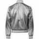 Augusta Sportswear 3610 Unisex Striped Trim Satin Baseball Jacket