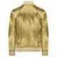 Augusta Sportswear 3610 Unisex Striped Trim Satin Baseball Jacket