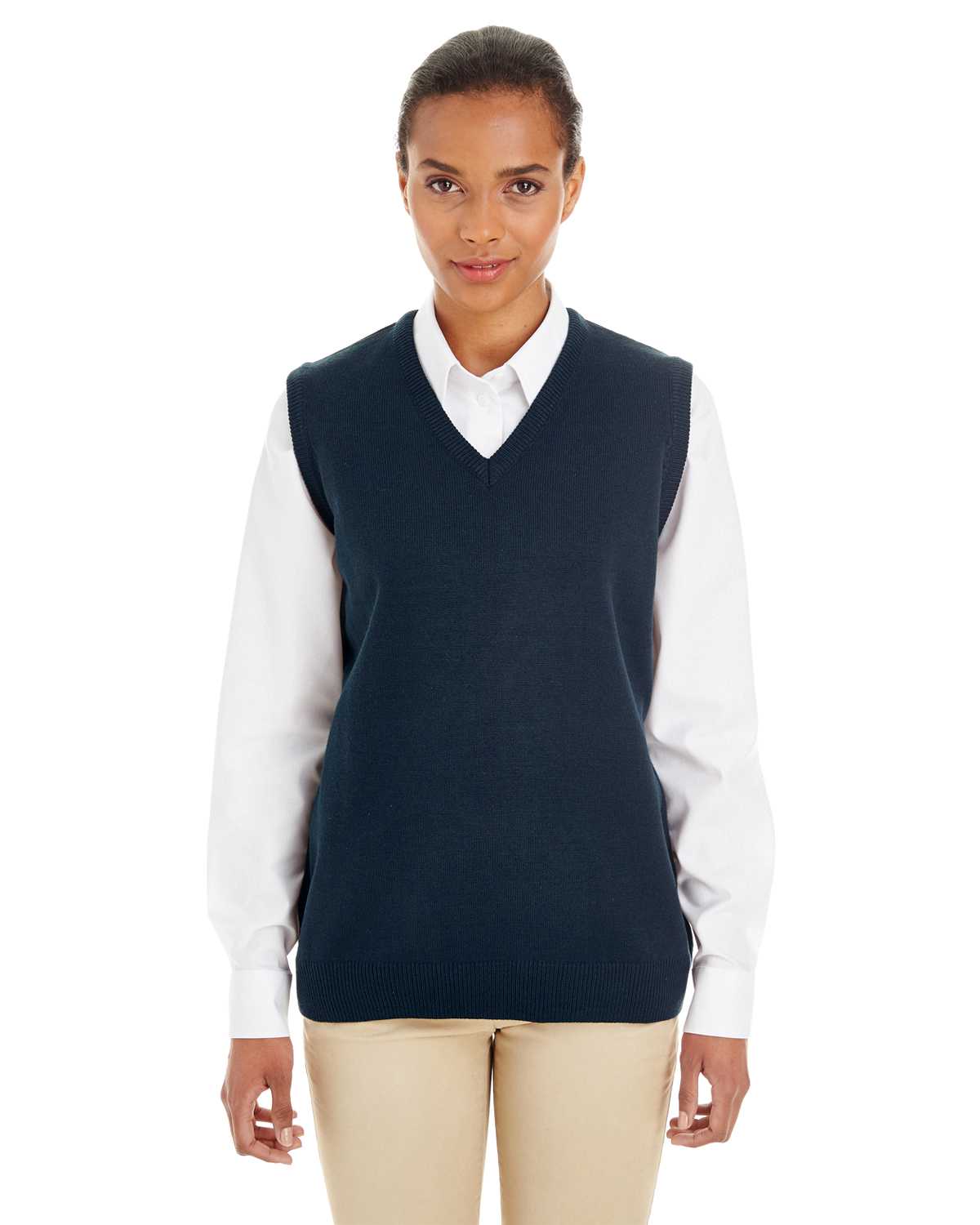 Size stores royal blue sweater vest for women black xscape